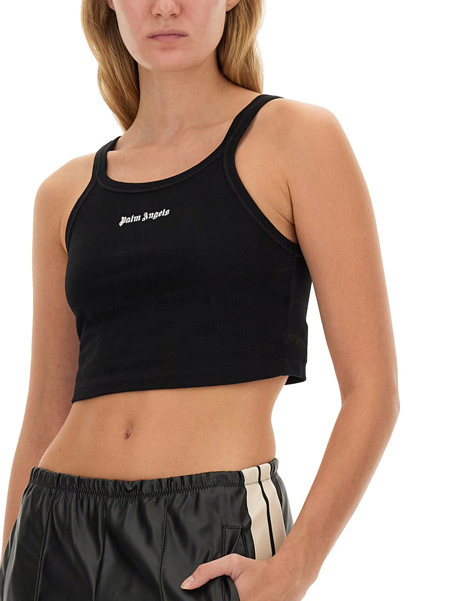Palm Angels Top - Black | 63c6ac4c65a1a3bceb0eff6cbcca35e10b978e38