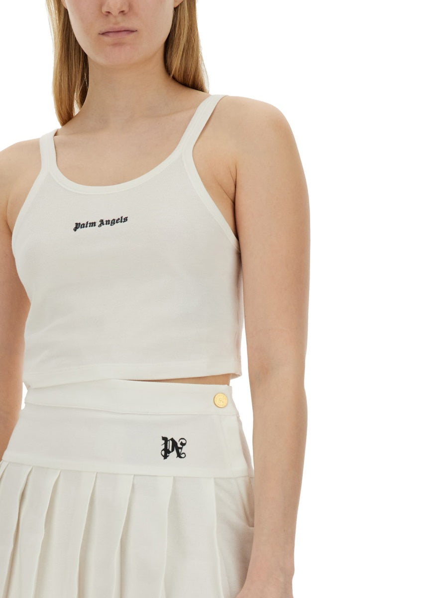 Palm Angels Top - White | be082c74d57b1d2cb2ad2b9d07e5511931ff9330