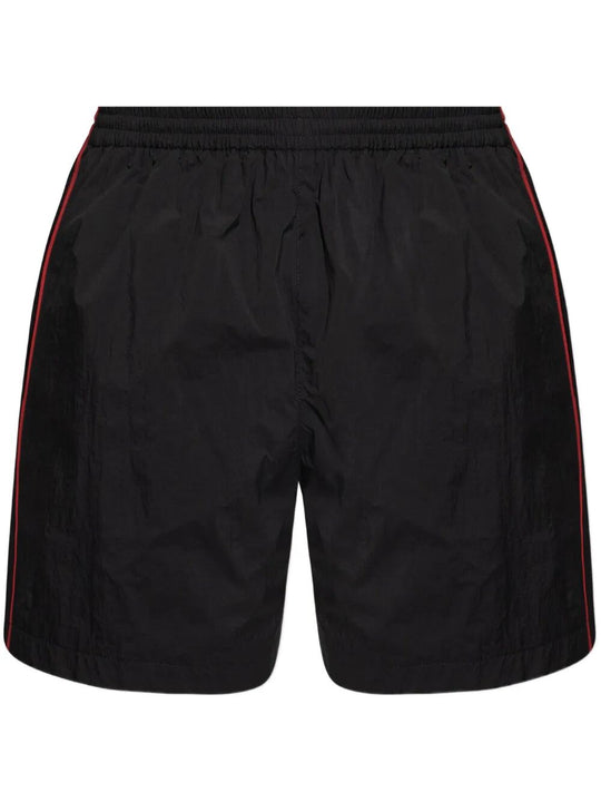 Embroidered Track Shorts