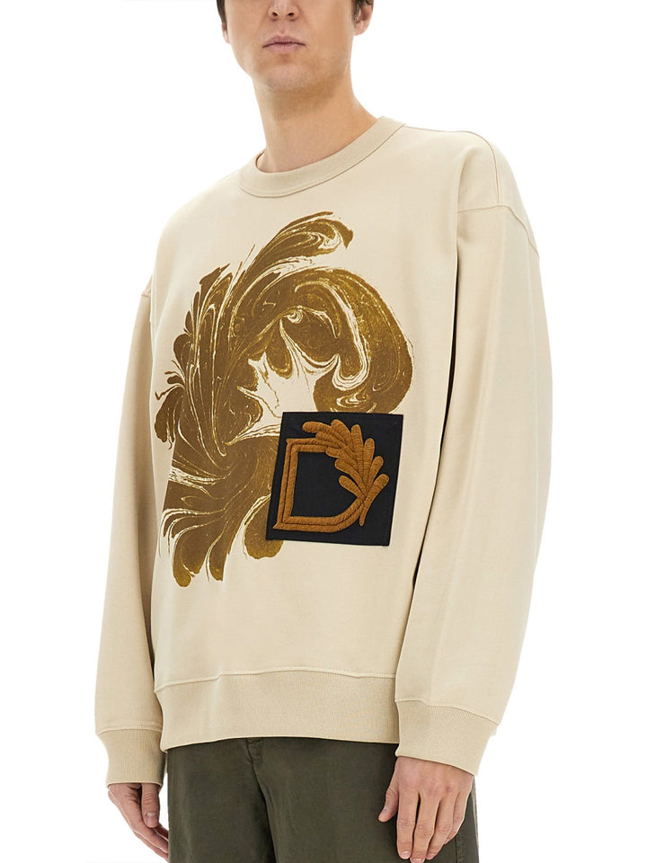 Dries Van Noten Felpe - Beige | 775d975f227f8bcd3f2b18c3a805e50c7b58f261