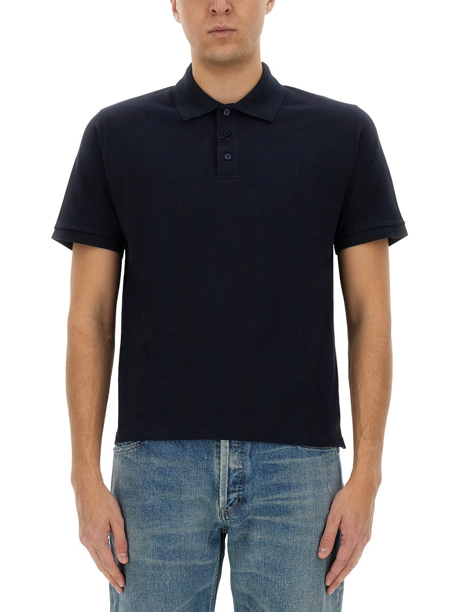 Saint Laurent Polo - Blu | Wanan Luxury