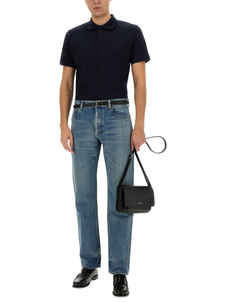 Saint Laurent Polo - Blu | Wanan Luxury
