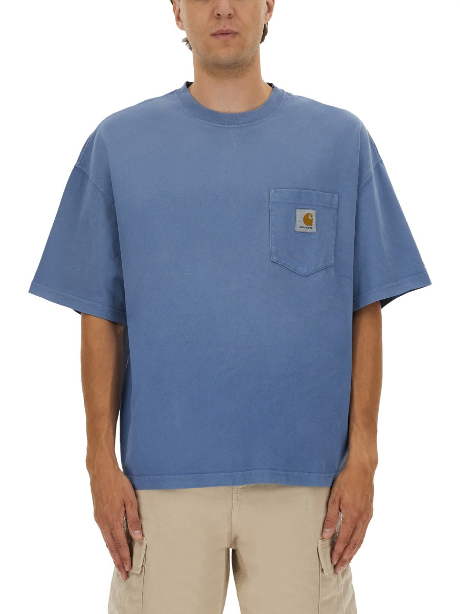 Carhartt Wip T shirt - Bianco, Azzurro | Wanan Luxury