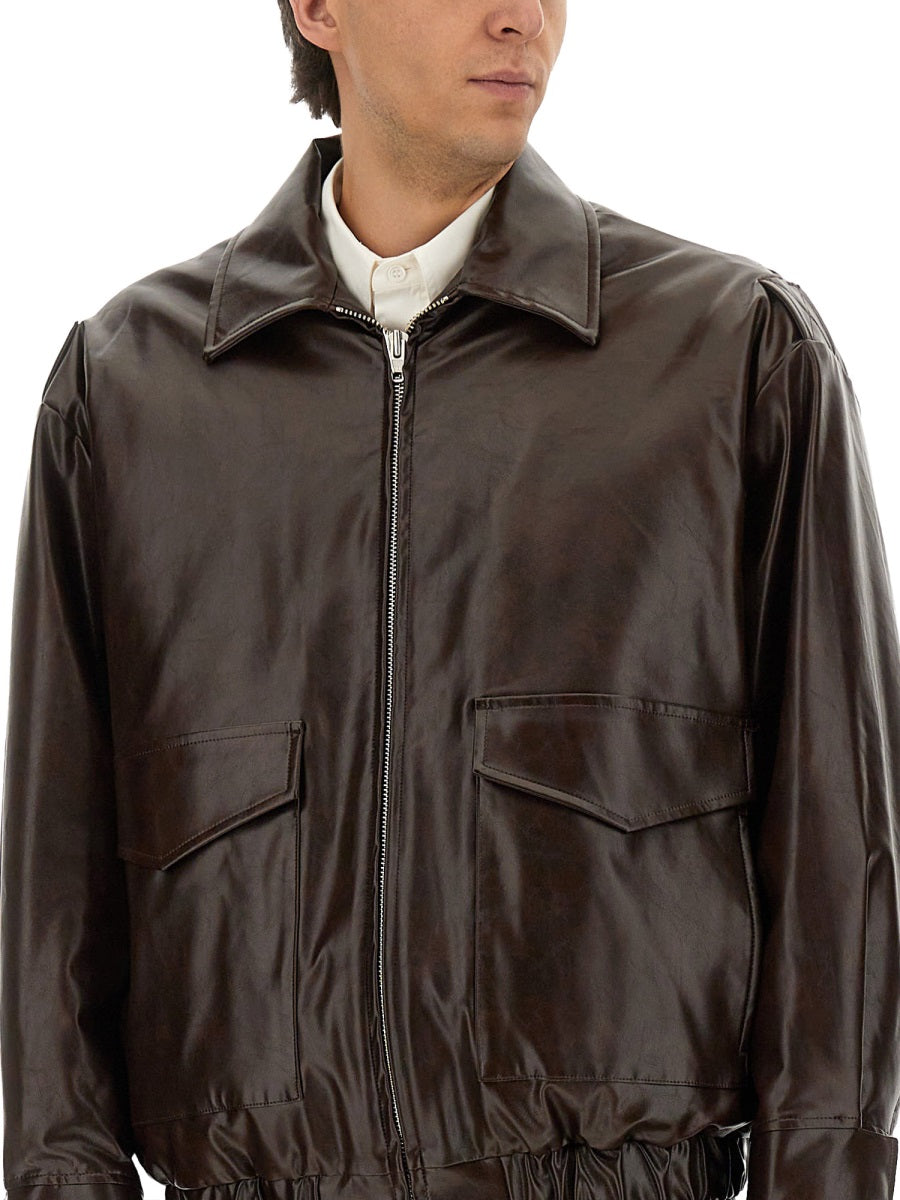 Mm6 Maison Margiela Capi in Pelle - Brown | c4d35a9cce5146a9fd1996d0ca15d4c26d3c62f3