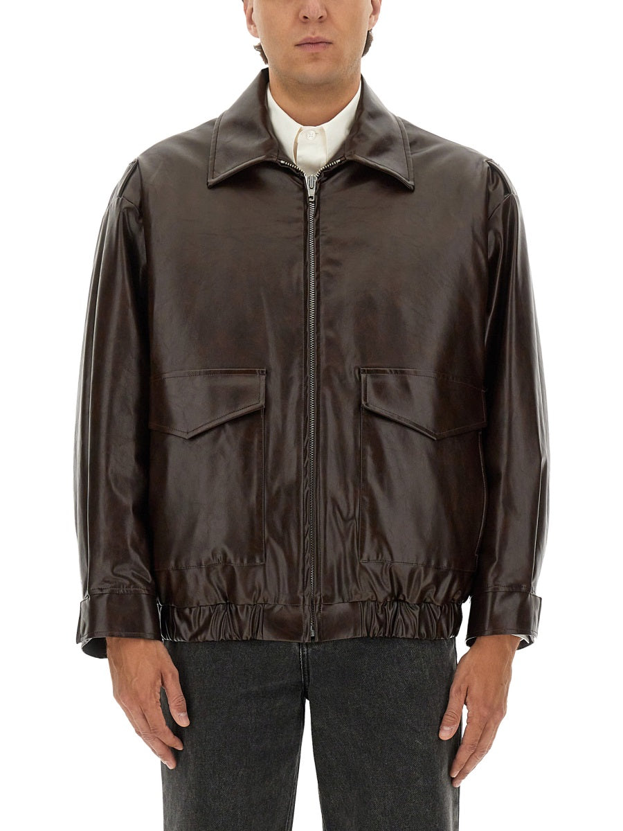 Mm6 Maison Margiela Capi in Pelle - Brown | 15da9cacc9bdc028e920dda1b39e473e6d9f9624