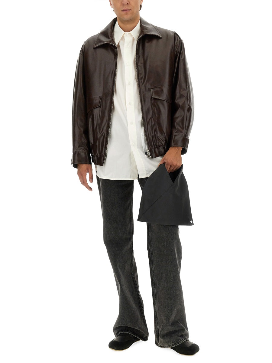 Mm6 Maison Margiela Capi in Pelle - Brown | 07deb32a32a8a403e5e1bf6b8094e5110700807e
