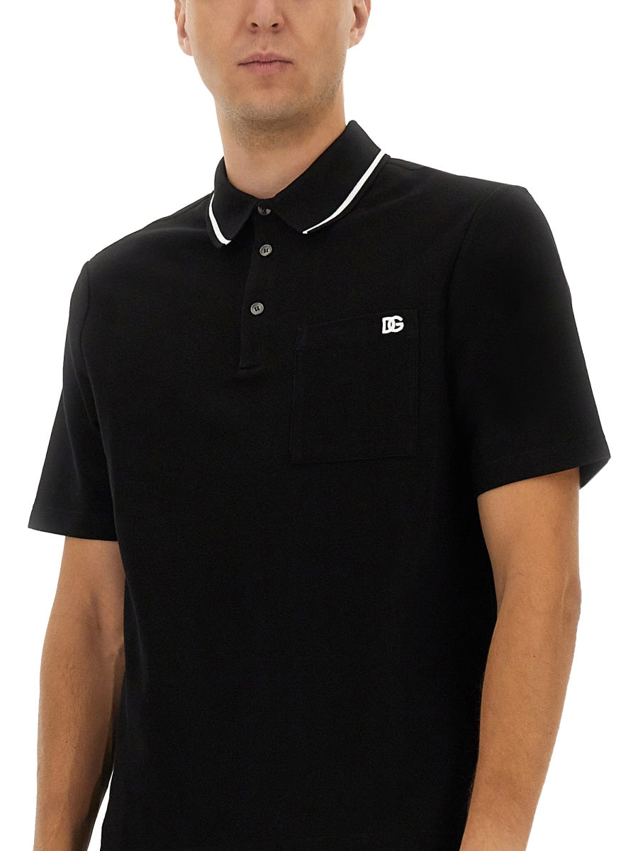 Dolce & Gabbana Polo - Nero | Wanan Luxury