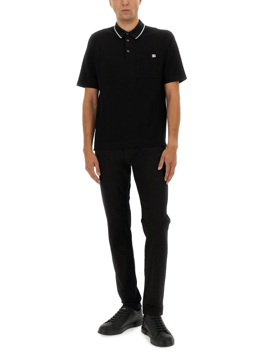 Dolce & Gabbana Polo - Nero | Wanan Luxury