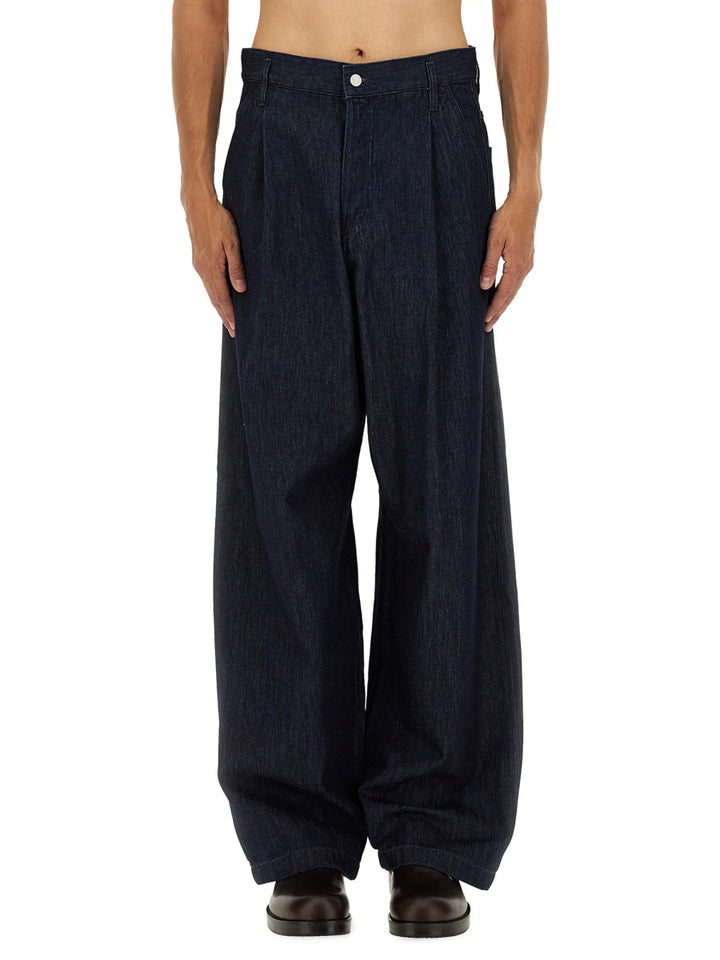 Dries Van Noten Pantaloni - Blu | Wanan Luxury