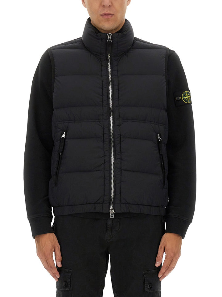 Stone Island Gilet - Nero | Wanan Luxury