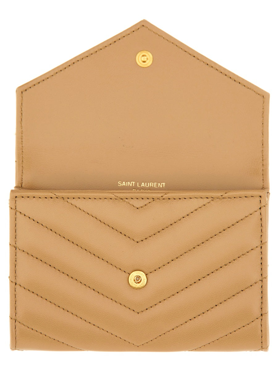 Saint Laurent Portafogli e Portacarte - Beige | Wanan Luxury