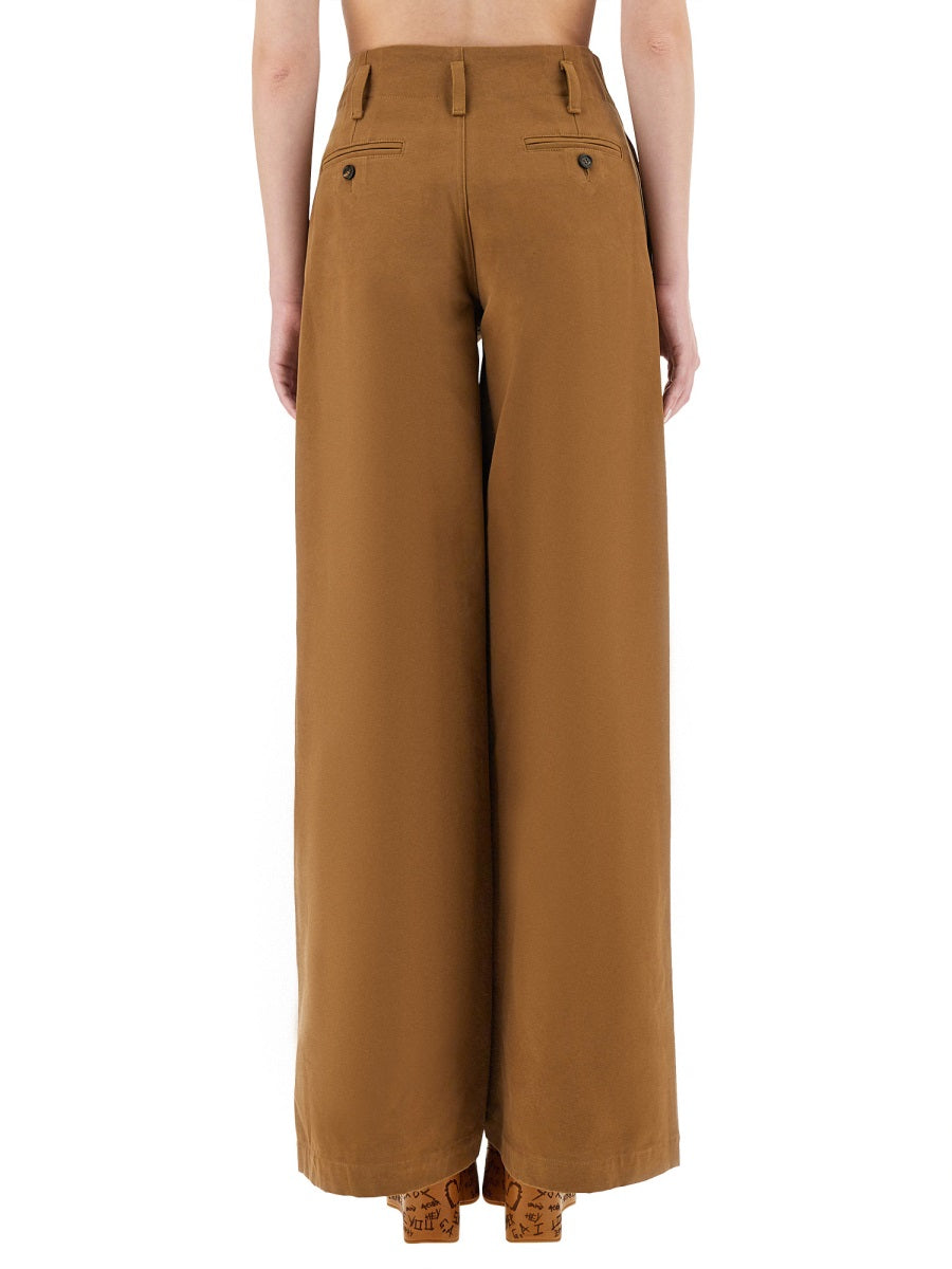 CHLOÉ Pantaloni - Marrone | Wanan Luxury