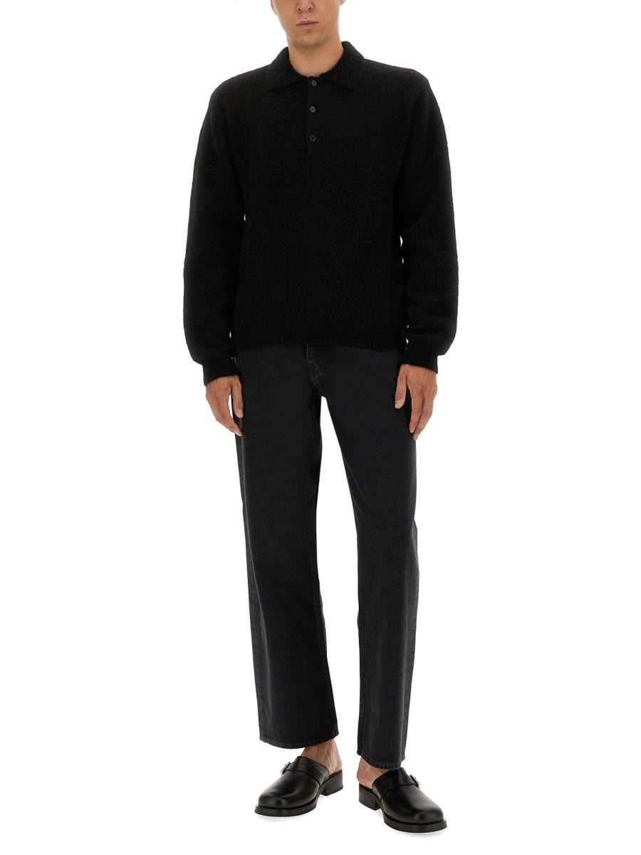 Sunflower Polo - Nero | Wanan Luxury