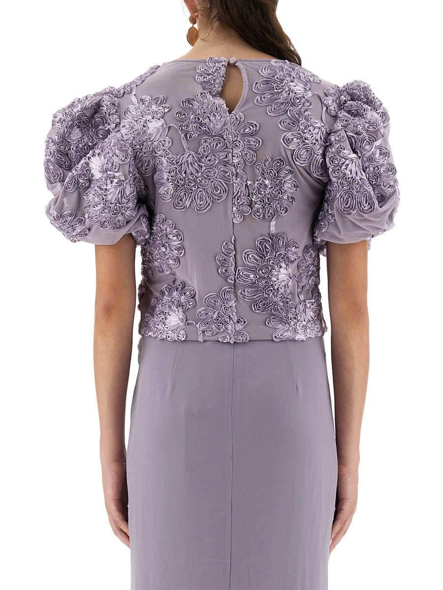 Rotate Birger Christensen Top - Lilla | Wanan Luxury