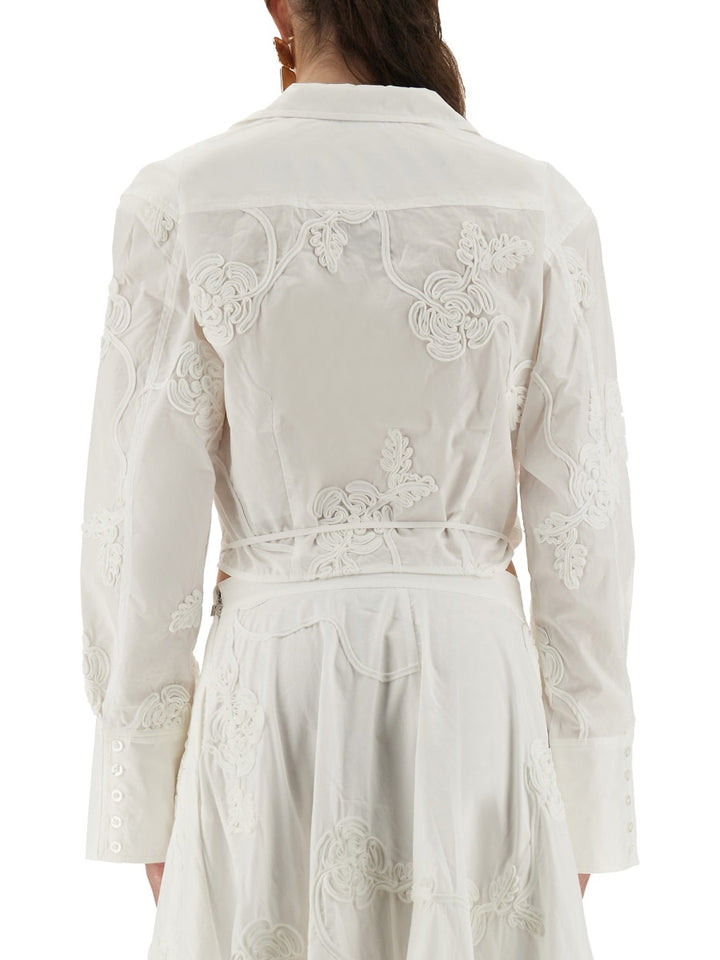 Rotate Birger Christensen Top - Bianco | Wanan Luxury