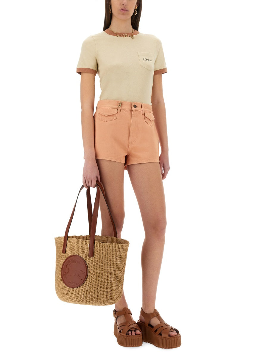 ChloÉ Shorts - Pink | 67285f4841e3c15591f1b111f92e158ac7bcf708