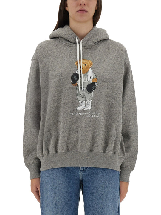 "Polo Bear" Hooded Shirt