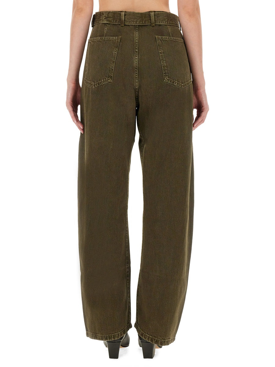 Lemaire Pantaloni - Verde | Wanan Luxury