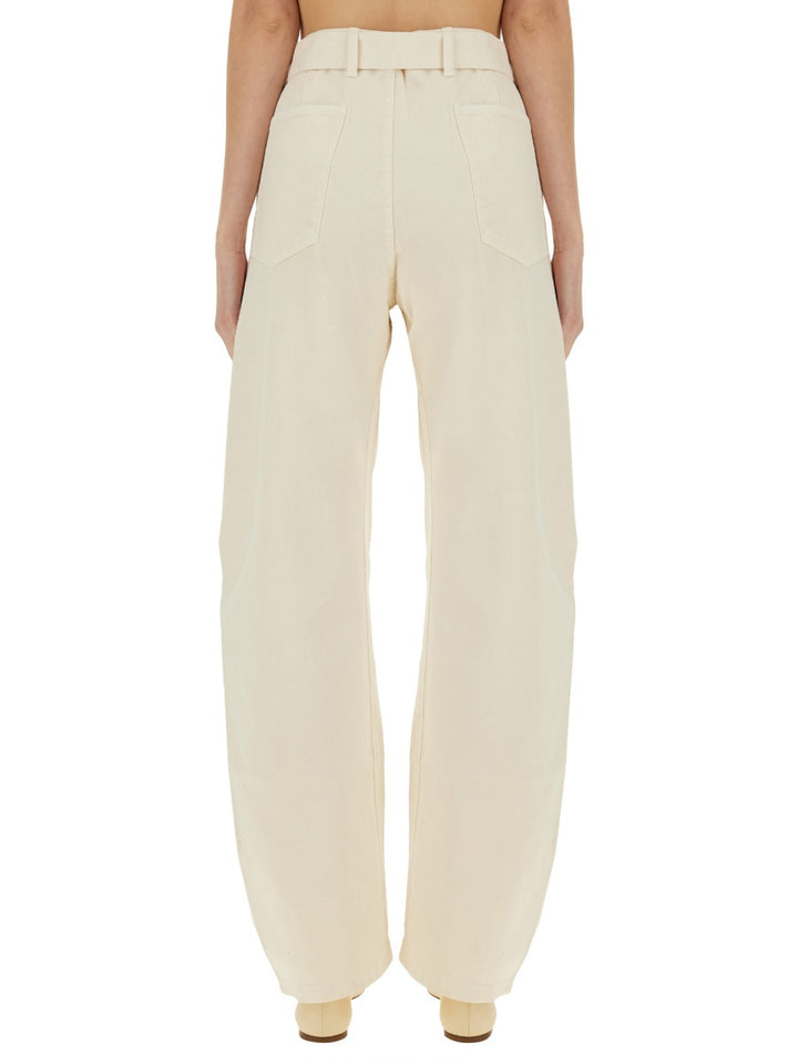 Lemaire Pantaloni - Ivory | b3c1a4e32f1c482bfa5c67ac4fbe21597fba87de