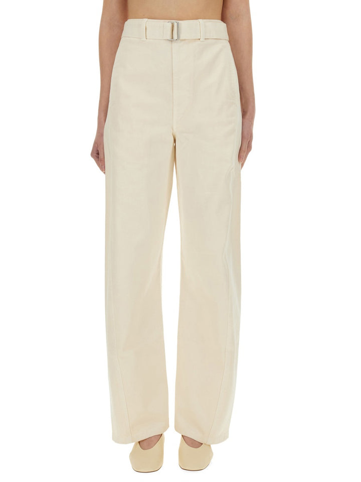 Lemaire Pantaloni - Ivory | c92df2e950a3da08a37552803f9f7f62dc39805f