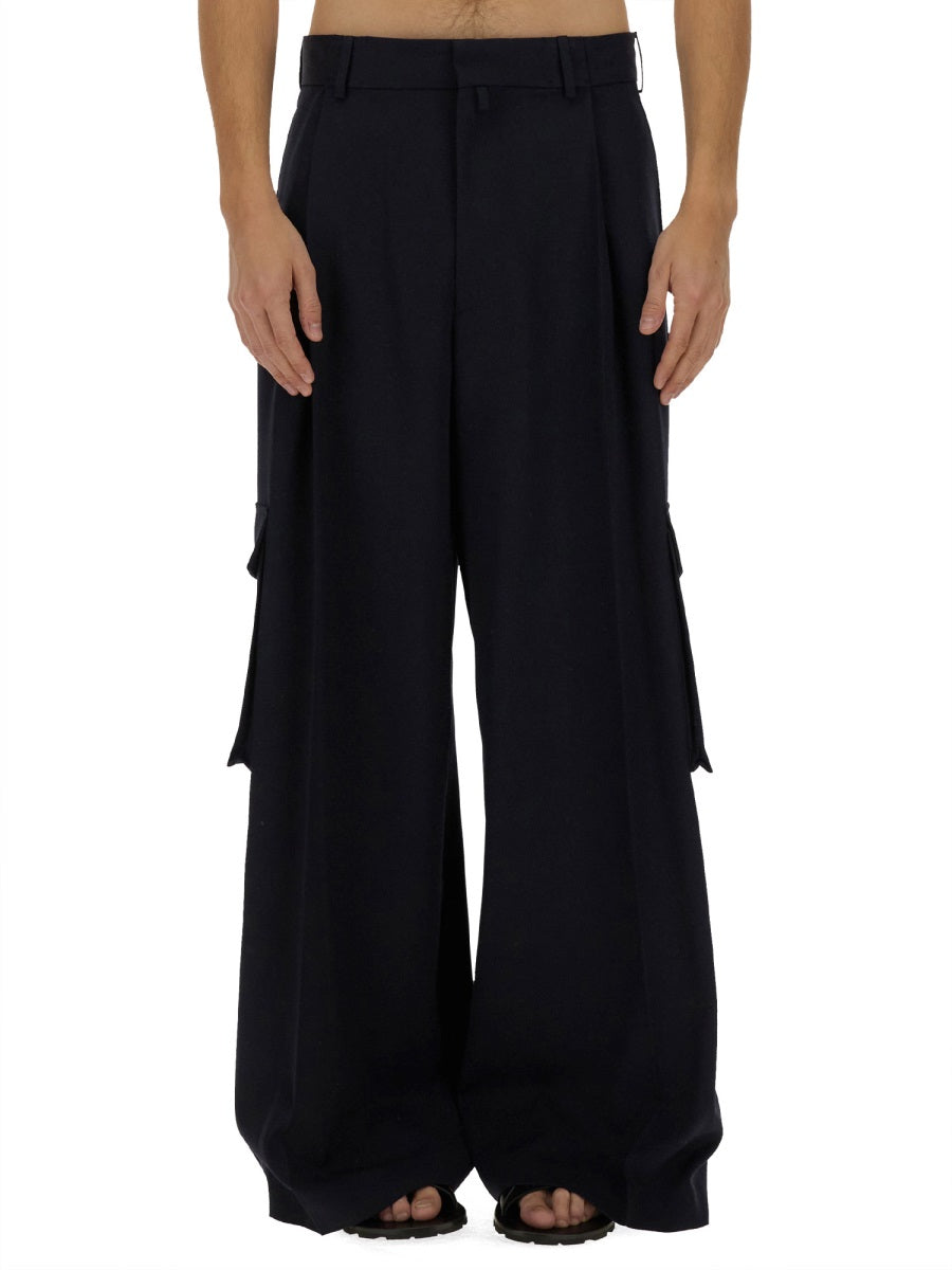 Dries Van Noten Pantaloni - Blue | eb0f88a63d1384f9e80757963ffa3ec95a9af73d