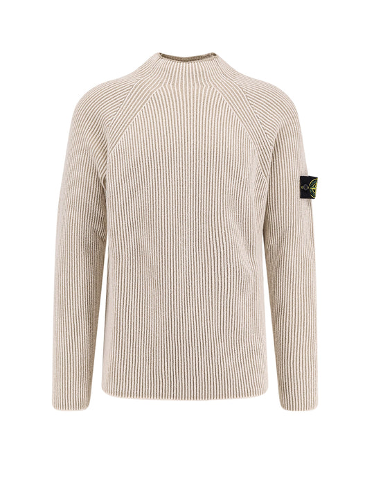 Certified Virgin Wool And Cotton Sweater