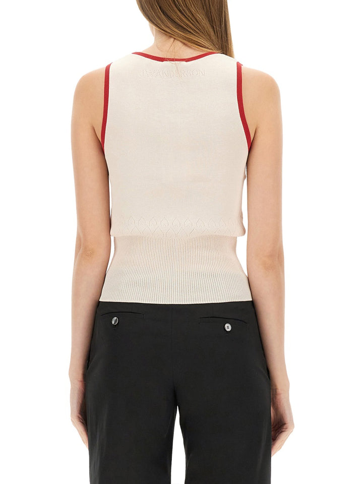JW Anderson Gilet - Bianco | Wanan Luxury