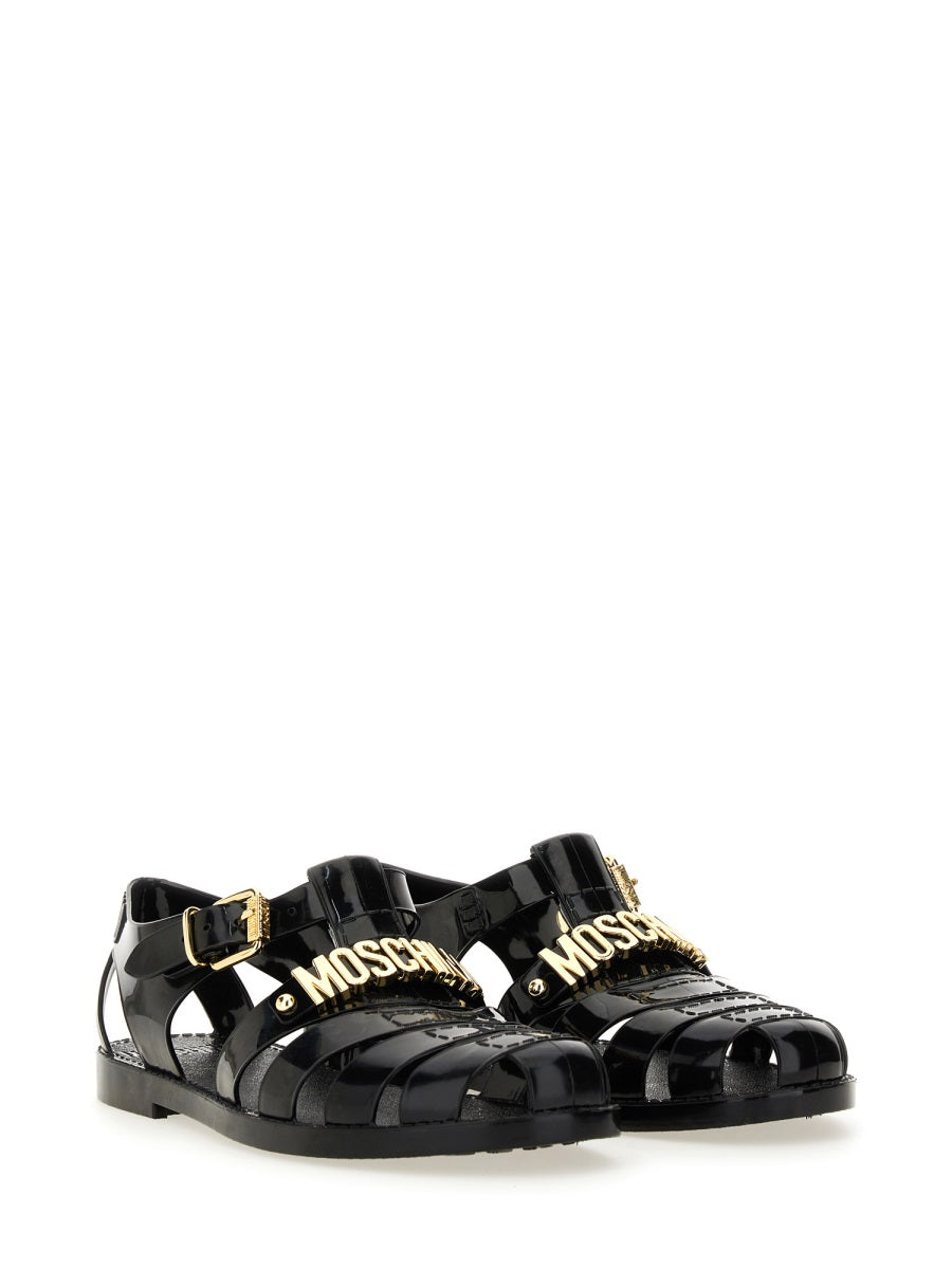 Moschino Sandali - Nero | Wanan Luxury