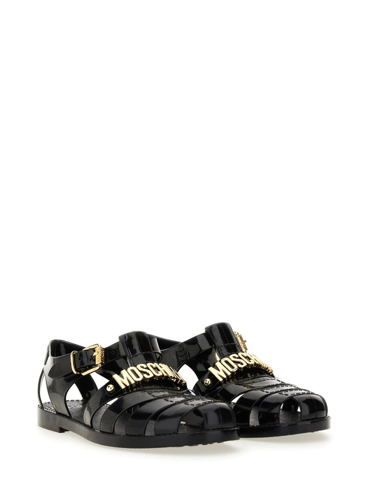 Moschino Sandali - Nero | Wanan Luxury