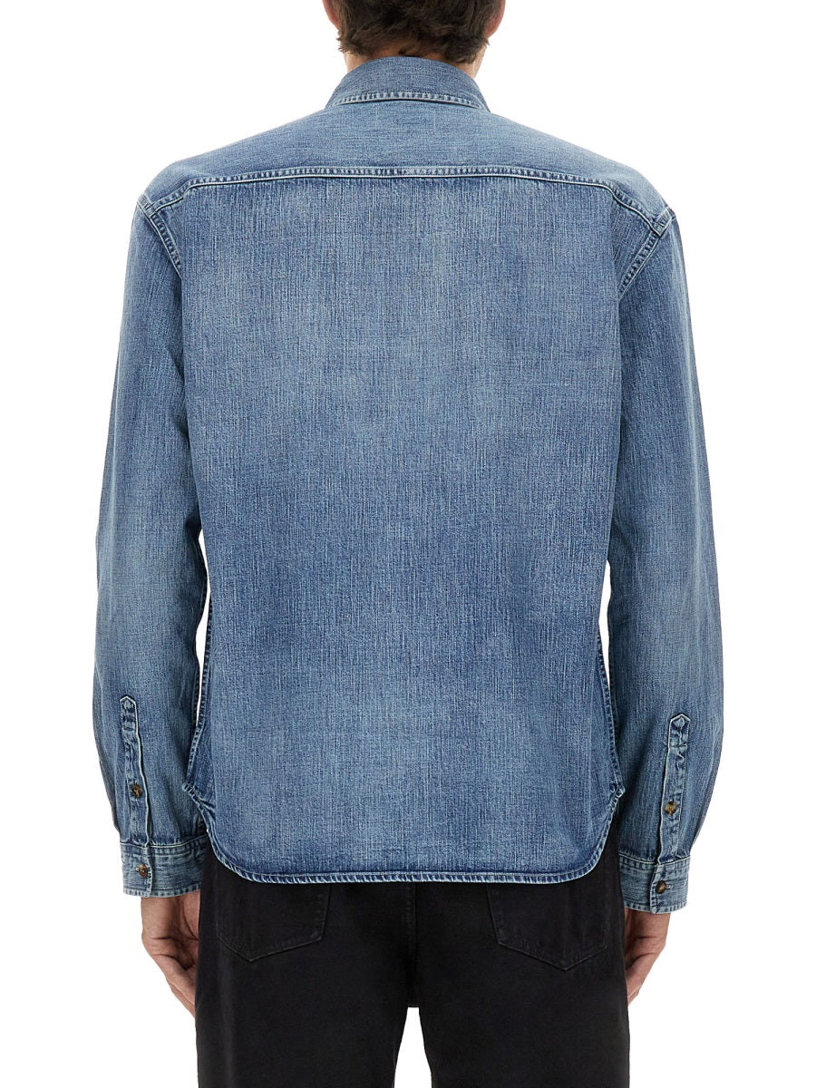 Saint Laurent Camicie - Blue | ce03936e2c99a9113468cf9b5f75ee5842c08f96
