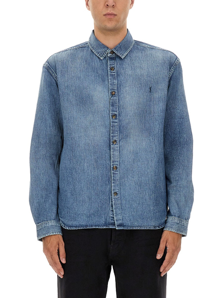 Saint Laurent Camicie - Blue | 03b4e28ec0da808d769c10cb9d5705fc552dbbd6