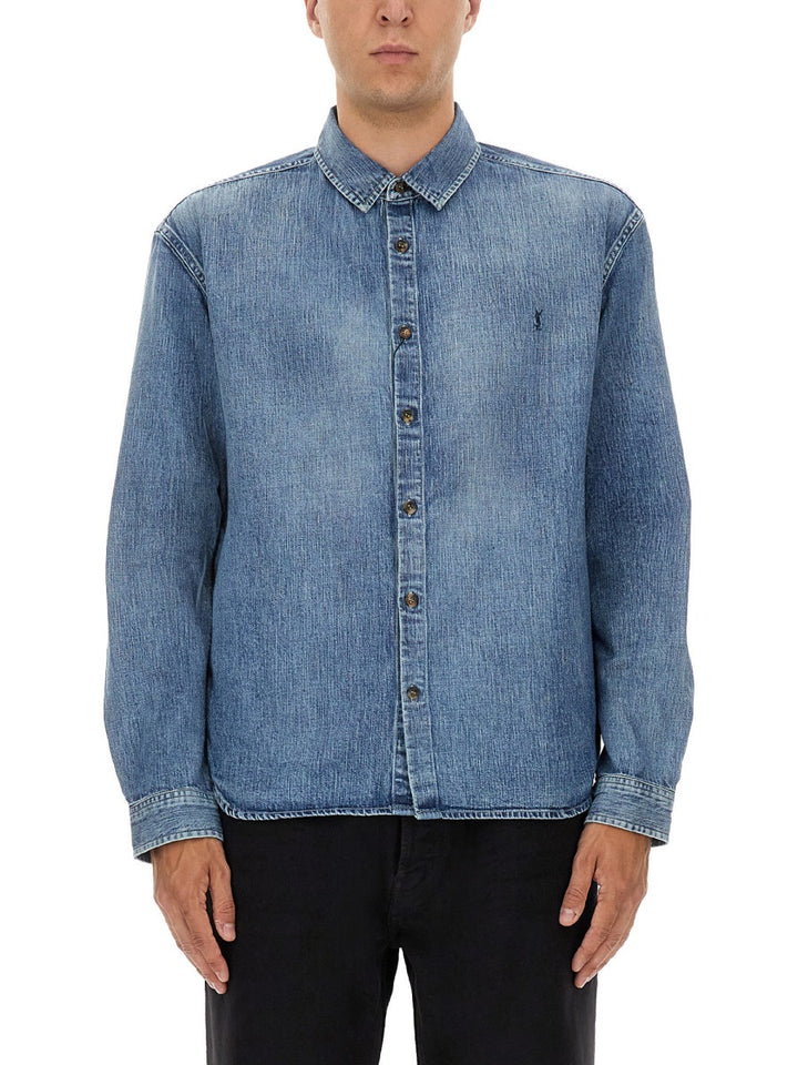 Saint Laurent Camicie - Blue | 03b4e28ec0da808d769c10cb9d5705fc552dbbd6