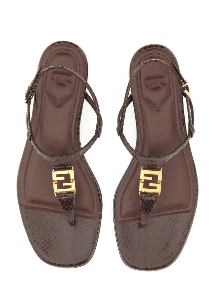 Fendi Sandali - Marrone | Wanan Luxury