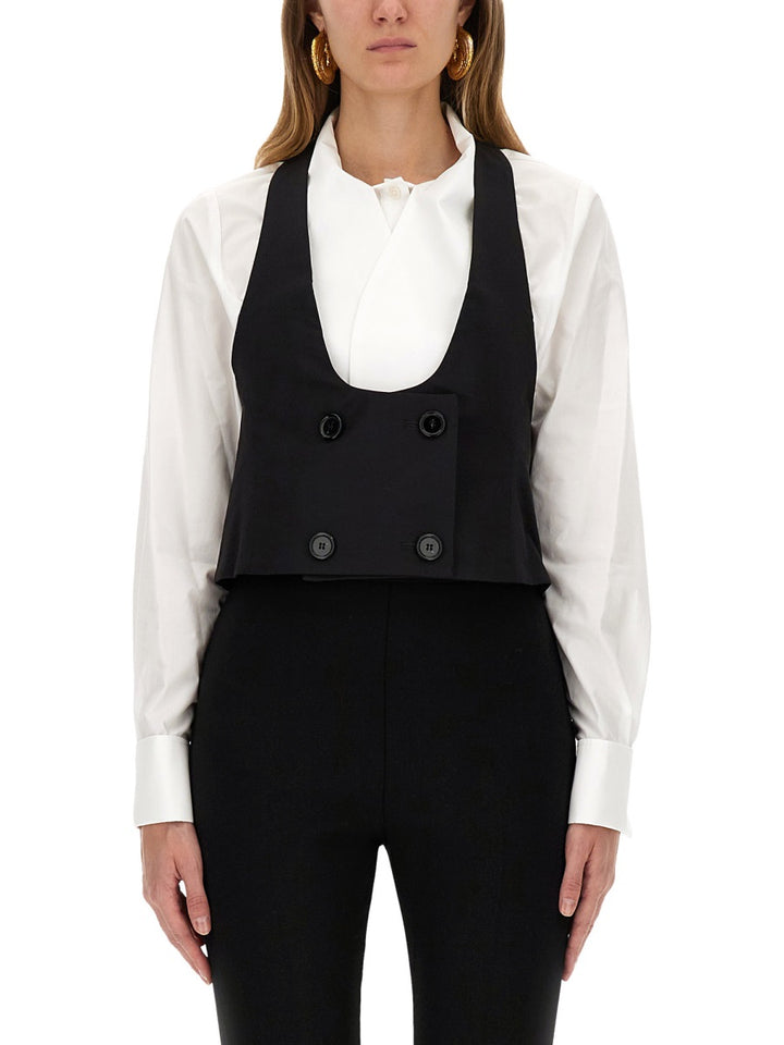 Nina Ricci Gilet - Black | b424133ee8350c71d046d2cc52ac4ee490c6fd93