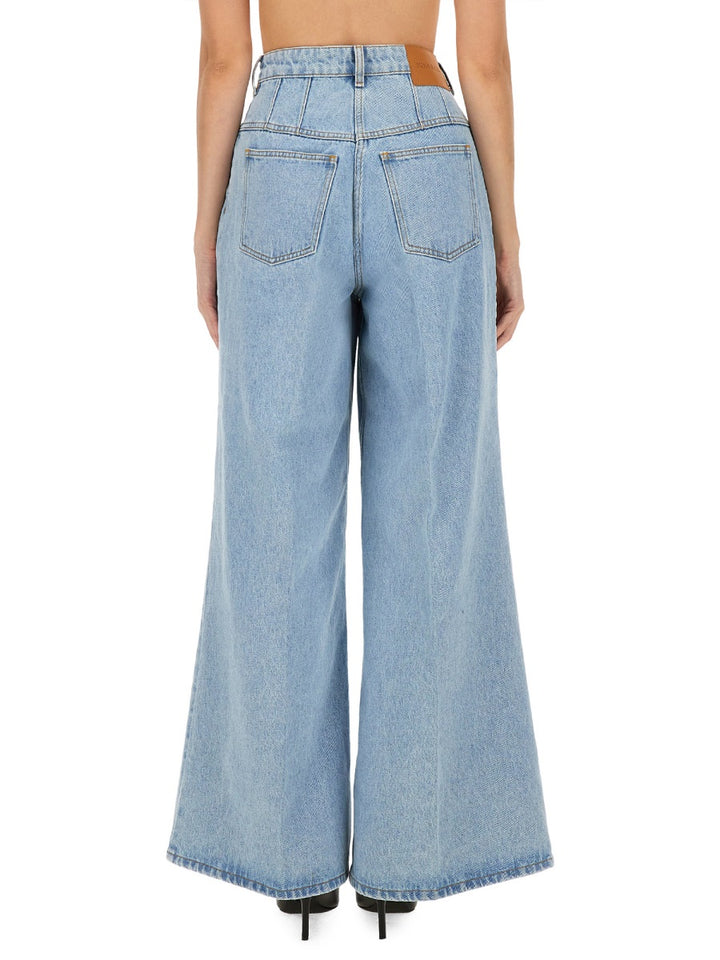 Nina Ricci Jeans - Bianco, Azzurro | Wanan Luxury