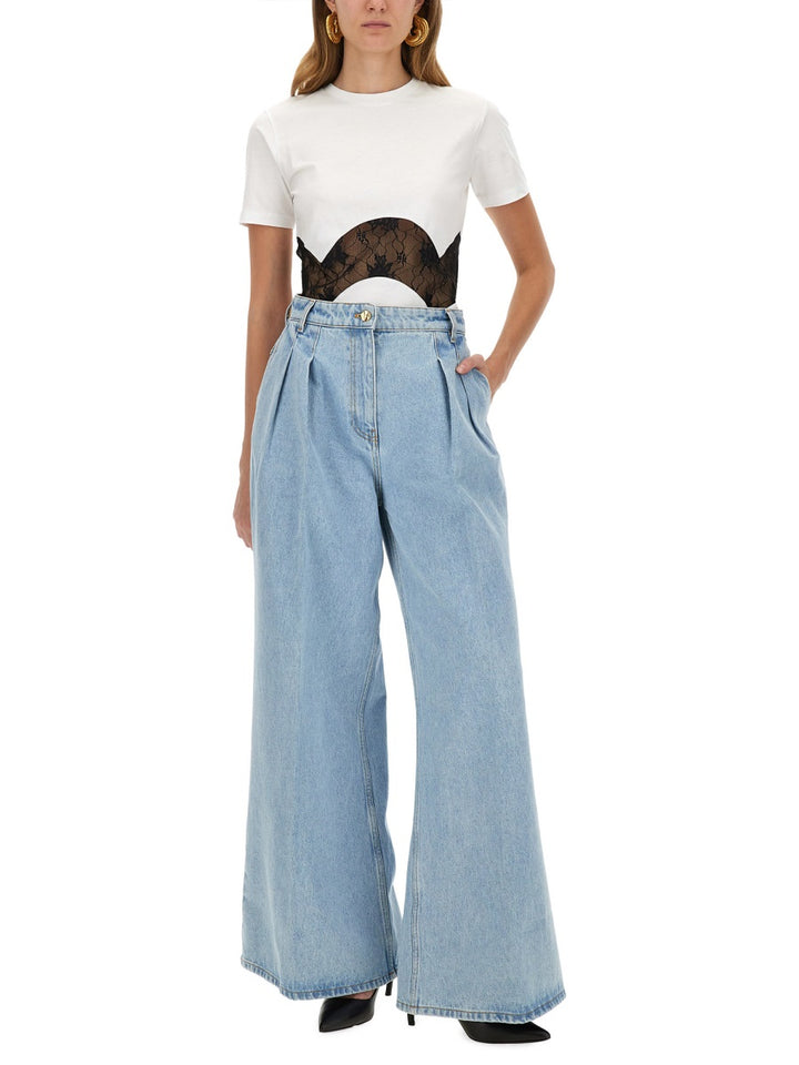 Nina Ricci Jeans - Bianco, Azzurro | Wanan Luxury