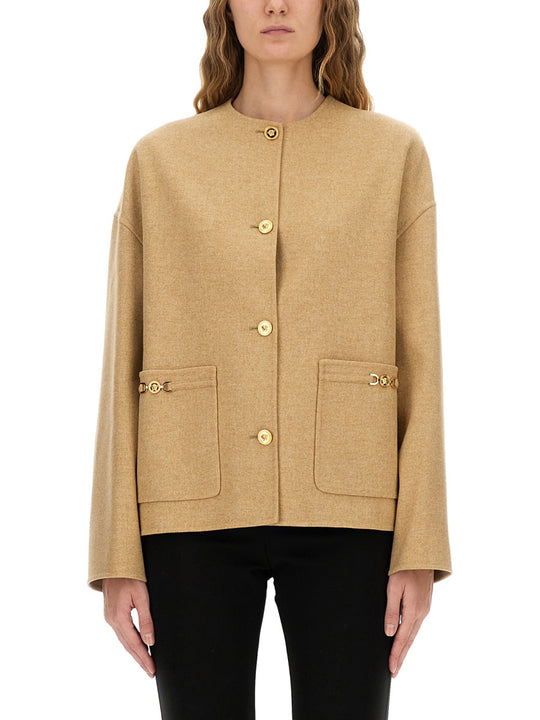 "Medusa" Buttoned Jacket