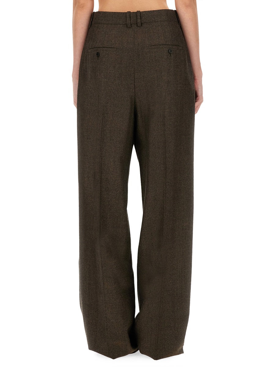 Saint Laurent Pantaloni - Marrone | Wanan Luxury