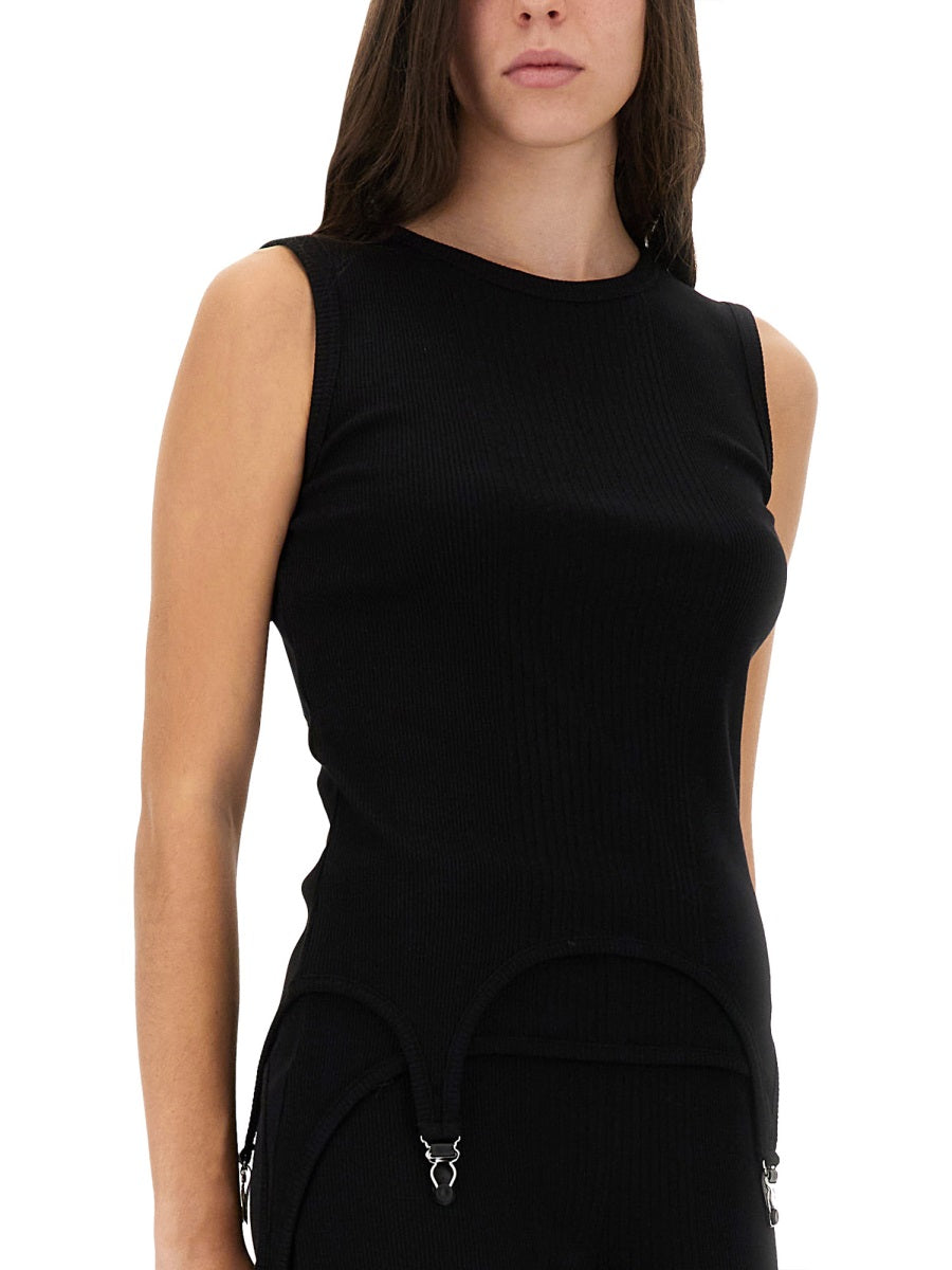 Jean Paul Gaultier Top - Nero | Wanan Luxury