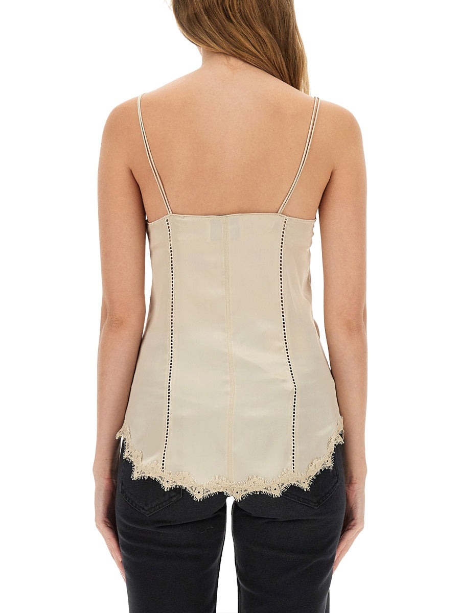 Isabel Marant Top - Beige | Wanan Luxury