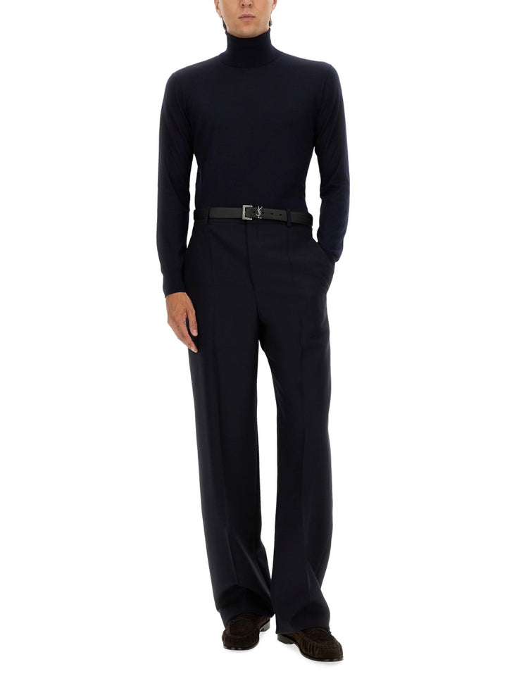 Saint Laurent Pantaloni - Blu | Wanan Luxury