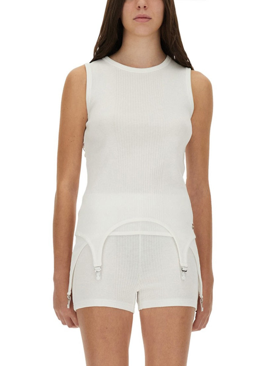 Jean Paul Gaultier Top - Bianco | Wanan Luxury