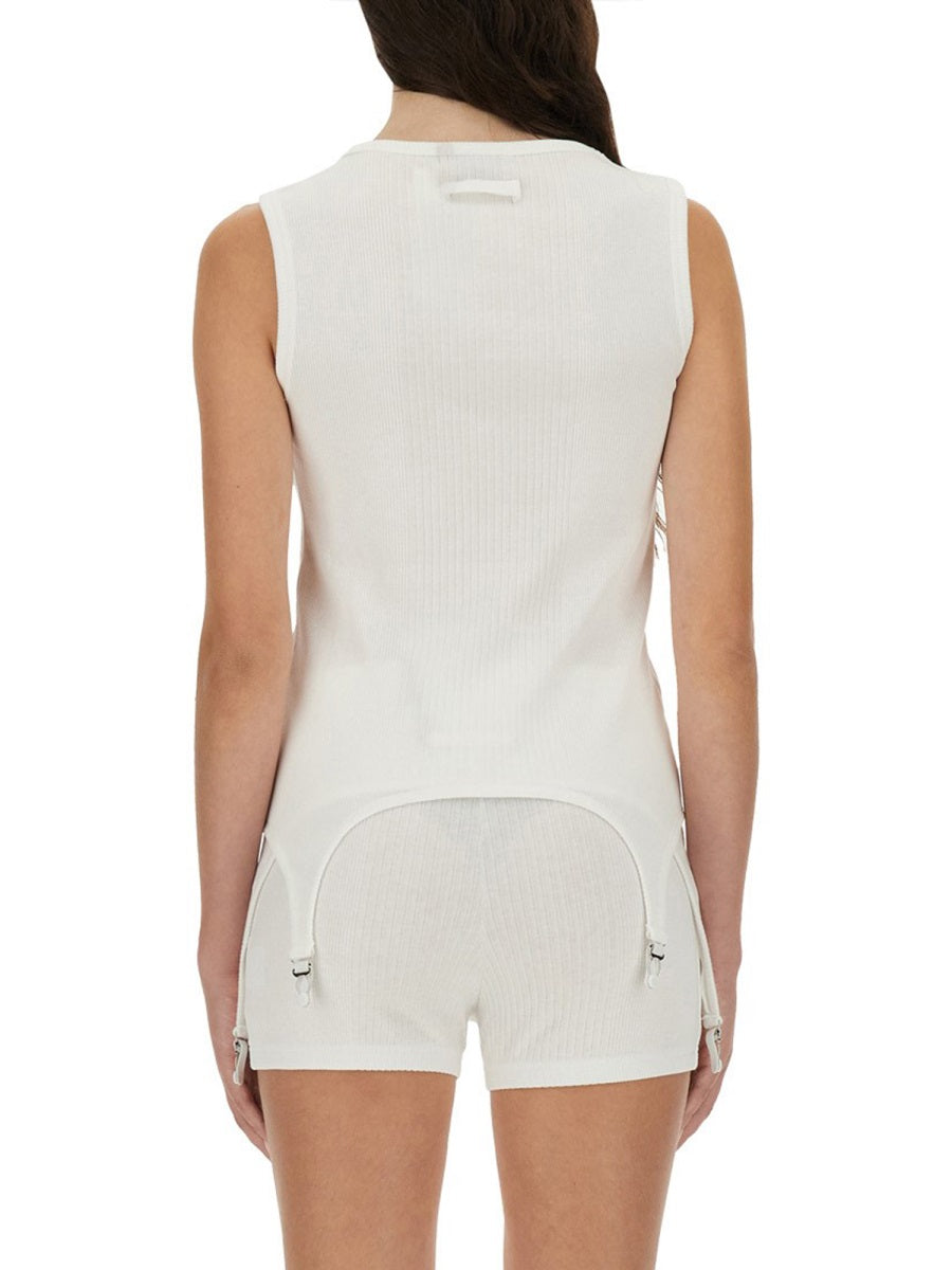 Jean Paul Gaultier Top - Bianco | Wanan Luxury