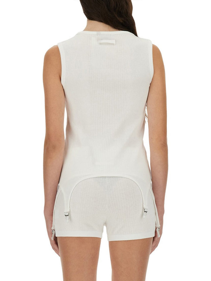 Jean Paul Gaultier Top - Bianco | Wanan Luxury