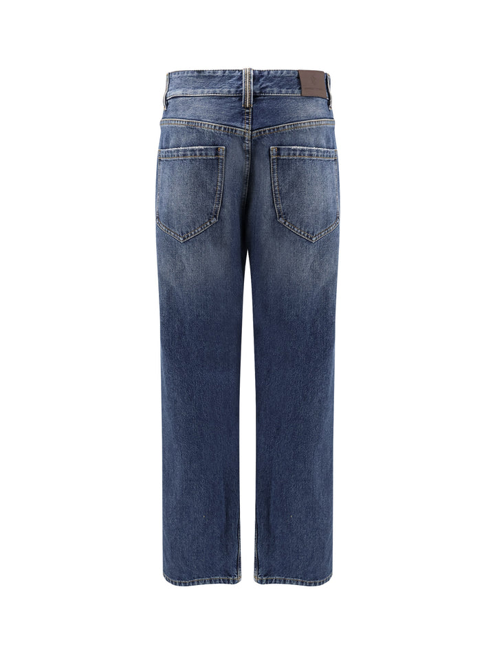 Brunello Cucinelli Jeans - AGED BLUE DENIM | 014f11449d876954aedfa13fa08ee3bbe4807f96