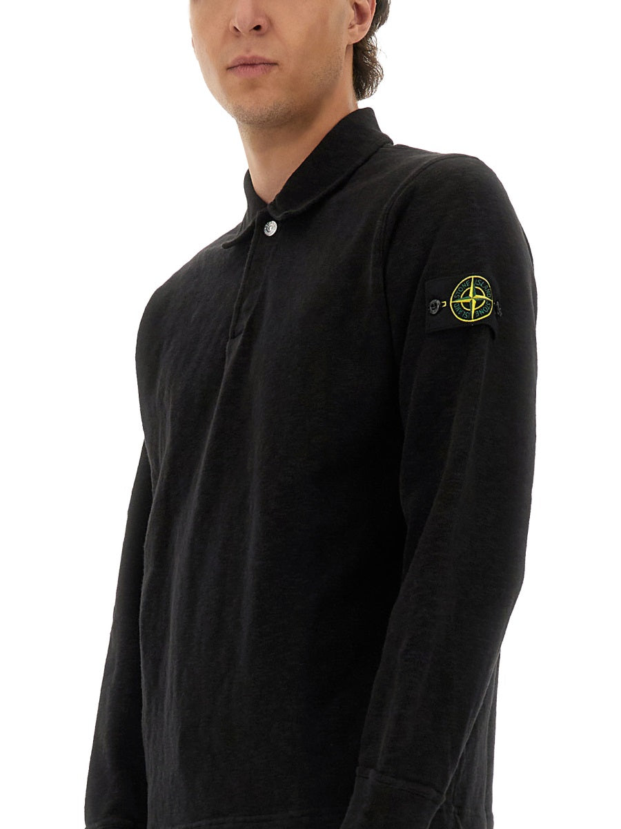 Stone Island Polo - Nero | Wanan Luxury