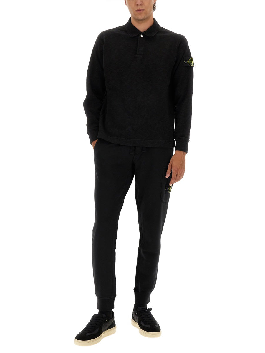 Stone Island Polo - Nero | Wanan Luxury