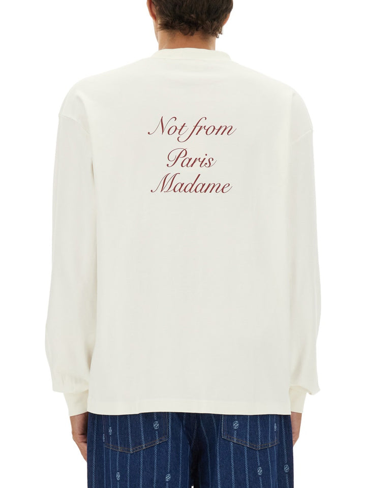 Drôle De Monsieur T shirt - Bianco | Wanan Luxury