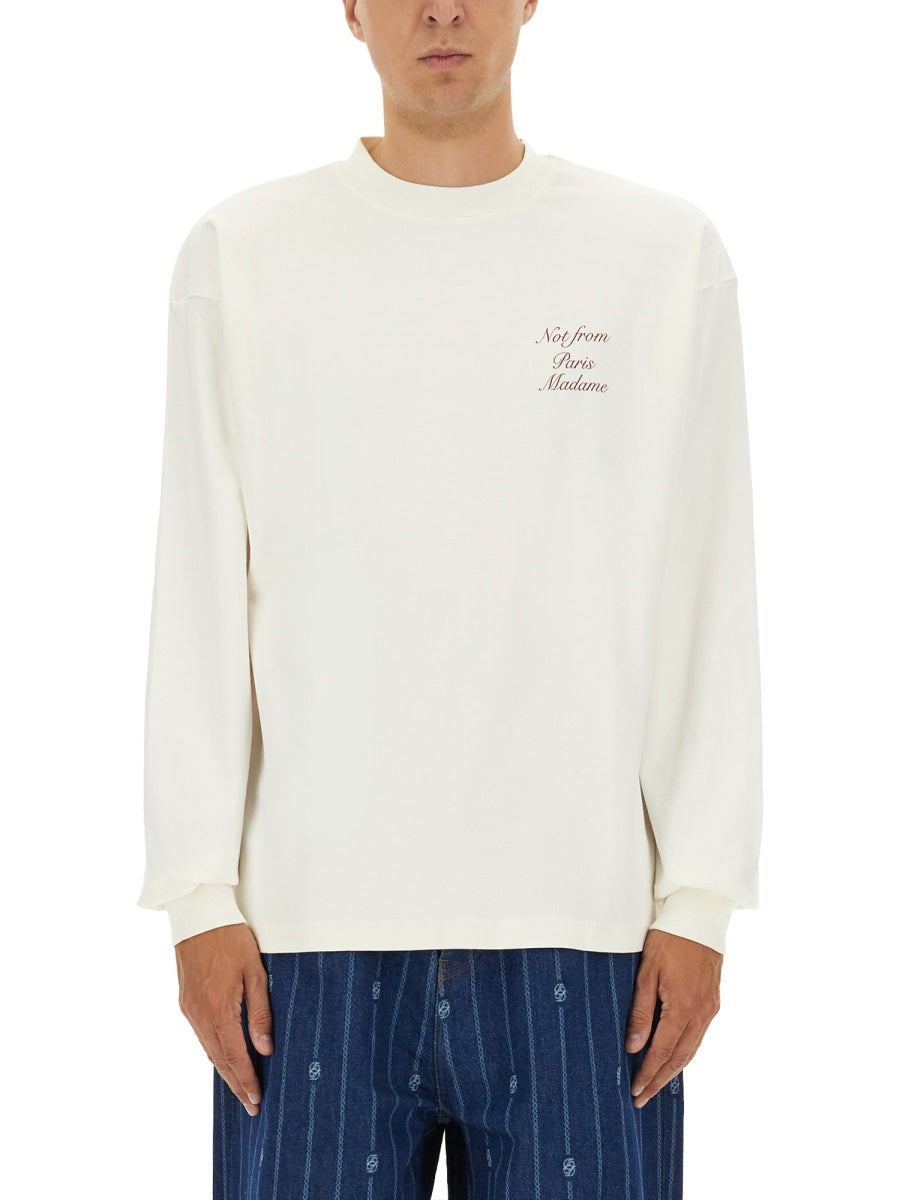 Drôle De Monsieur T shirt - Bianco | Wanan Luxury