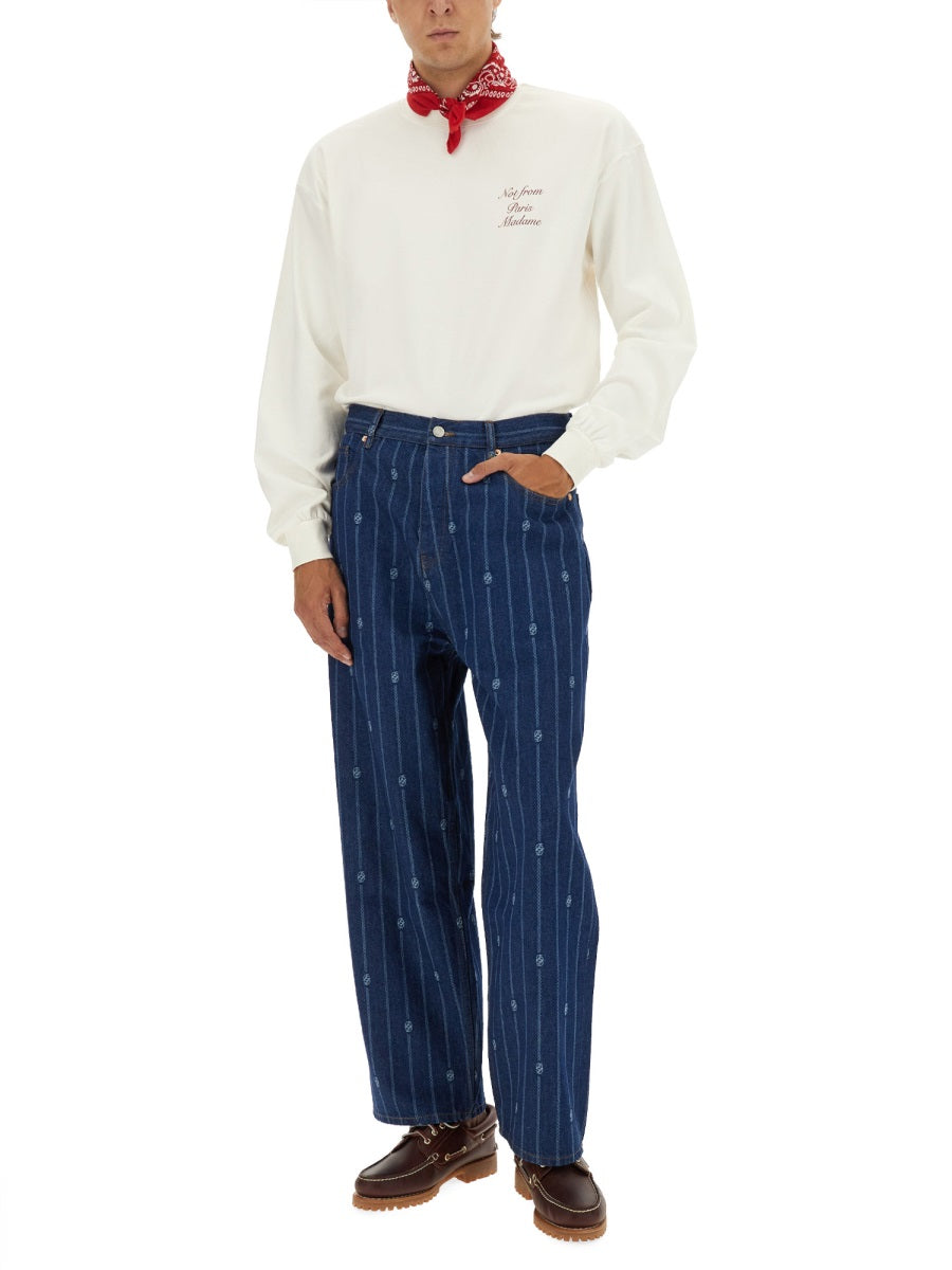 Drôle De Monsieur T shirt - Bianco | Wanan Luxury